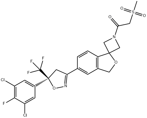 Sarolaner Structure