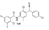 Closantel sodium  61438-64-0 API anthelmintic trematodes nematodes arthropod larvae